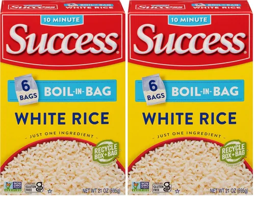Miniatura 17 de SUCCESS Arroz para hervir en bolsa, Arroz blanco, Comidas de arroz rápidas y fáciles, Caja de 21 onzas