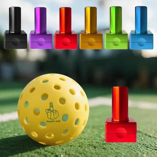 Miniatura 7 de Sello de Pelota de Pickleball Personalizado con Tu Logo Texto Marcador de Pickleball Reutilizable Perfecto para Marcar Tus Pelotas de Pickleball
