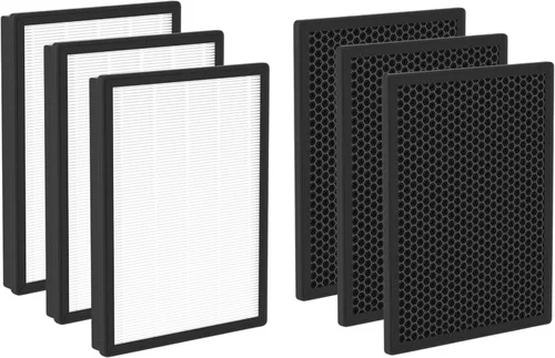 Miniatura 7 de Nispira Paquete de 1 filtro de repuesto AP-B102 compatible con el purificador de aire Alexapure Breeze 3049 True HEPA Carbon