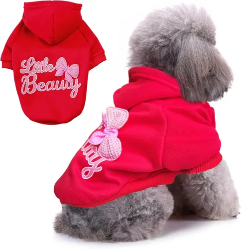 Miniatura 16 de Jecikelon Sudaderas con capucha para perros de invierno, ropa cálida para perros pequeños, chihuahua, abrigo, ropa para cachorros, gatos, disfraz