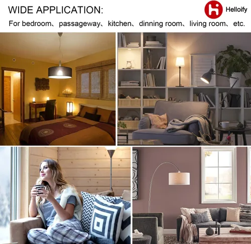 Miniatura 5 de helloify Bombilla LED regulable R20/BR20, 7 W, equivalente a 50 W, luz blanca diurna de 5000 K, 600 lm cada una, lámpara de ahorro de energía