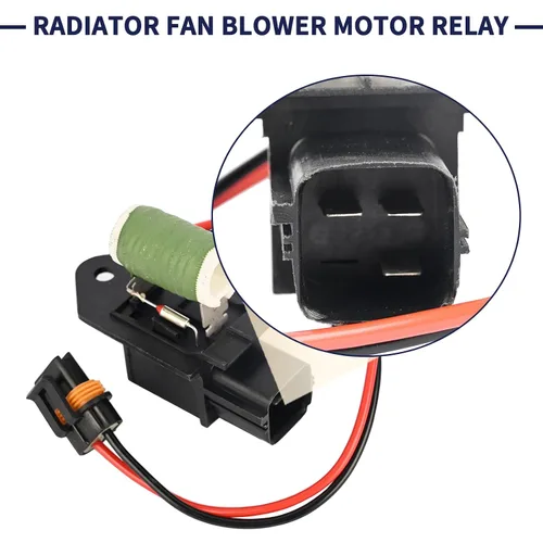 Miniatura 5 de 68050128AA Resistencia de relé del motor del ventilador del radiador compatible con Dodge Charger Challenger 2009-2021 y Chrysler 300 2009-2021