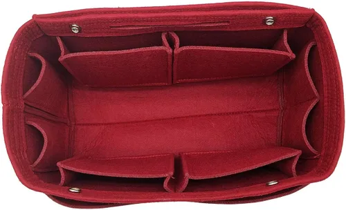 Miniatura 2 de LEXSION Organizador de bolso de fieltro, organizador de bolsa de bolsillo múltiple en bolsa organizadora Shaper
