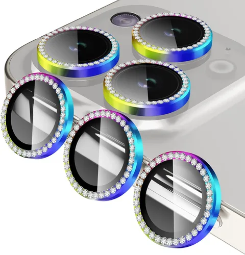 Miniatura 15 de Jeluse Protector de lente de cámara para iPhone 17 Pro Max/17 Pro/16 Pro Max/16 Pro/15 Pro Max/15 Pro/14 Pro Max/14 Pro, kit de alineación