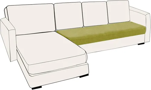 Miniatura 135 de UNBBRRL Fundas de cojín de asiento para sofá, elásticas, funda de cojín individual para sofá, fundas de cojín para sofá, fundas de héroe protegen