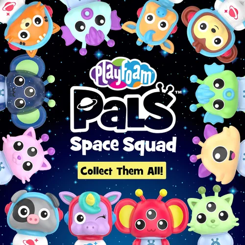 Miniatura 6 de Educational Insights Playfoam Pals Space Squad - Paquete de 6, juguete sensorial para niños y niñas, a partir de 3 años