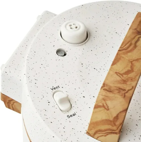 Miniatura 3 de P.W Linen Speckle - Olla a presión de 6 cuartos de galón con pantalla de control táctil, cocina multifunción programable
