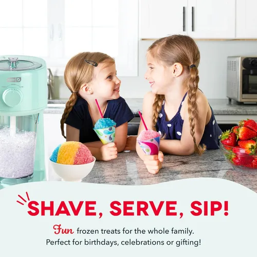 Miniatura 3 de Dash Máquina Deluxe de Hielo Raspado y Granizados - Fácil de Usar, Máquina de Granizados y Conos de Nieve - Incluye Jarra para Servir y Guía