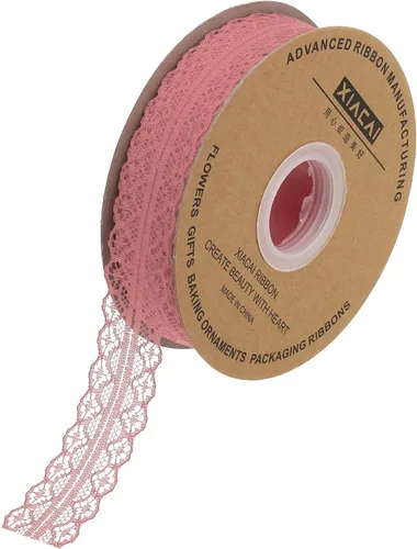 Miniatura 43 de MECCANIXITY 1.2 Inch Wide 15 Yard Lace Ribbon Floral Pattern Beige Lace Trim Ribbon for Gift Wrapping Bouquets, Wedding Decor Sewing Making, and DIY