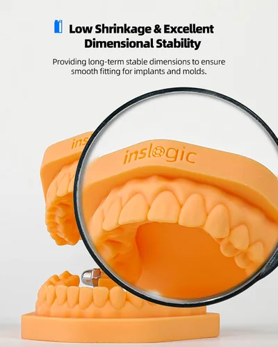 Miniatura 4 de Inslogic Modelo de Implante Dental 3D Impreso en Resina, Alta Precisión y Baja Contracción, Superficie Lisa, Resina de Curado UV de 405 nm