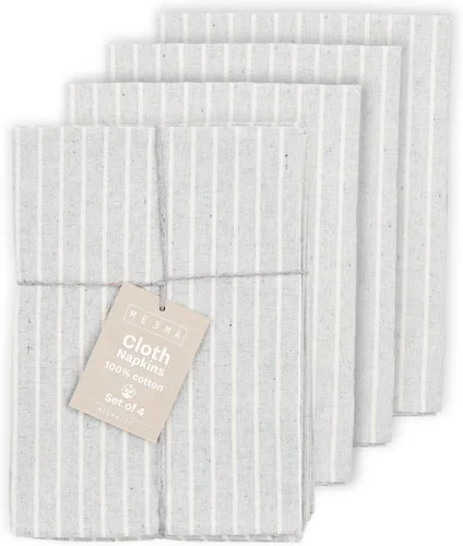 Miniatura 10 de MEEMA Servilletas de tela Servilletas de tela de algodón lavables hechas de materiales reciclados Juego de regalo de mesa de cocina 19.5 x