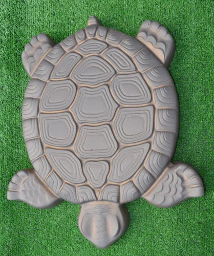 Miniatura 7 de SvitMolds Molde de bricolaje con forma de tortuga escalonada, molde decorativo de tortuga, molde de cemento para hormigón, manual personalizado