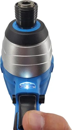 Miniatura 3 de Destornillador de impacto inalámbrico cepillado máximo de 12 V con batería de 1/4 pulgadas