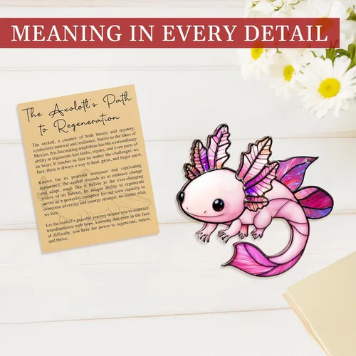 Miniatura 8 de Axolotl - Adorno de Navidad, adornos de playa para árbol, regalo de tortuga marina para mujeres, regalos de playa para mujeres, ideas de relleno
