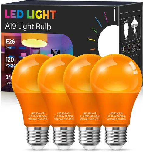 Miniatura 12 de Fulighture Paquete de 2 bombillas de inundación verdes, PAR38 de 15 W (equivalente a 100 W) E26, bombillas LED verdes de inundación para exteriores