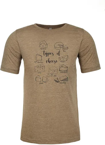 Miniatura 17 de Moonlight Makers Camiseta gráfica para hombre, camiseta divertida, camisas con refranes de queso, gris jaspeado o índigo