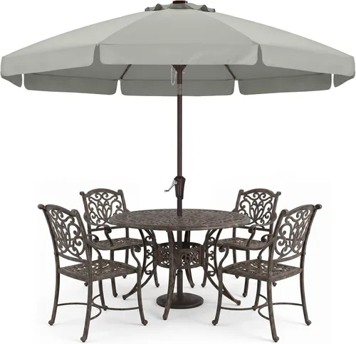 Miniatura 26 de ABCCANOPY Sombrillas prémium de 10 pies (3.05 m) para patio, beige claro