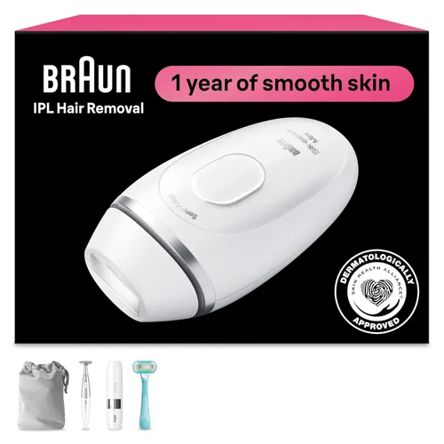 Braun IPL Mini, Seda·Expert Mini, Depilación IPL para Mujeres y Hombres, Reducción permanente del vello láser en casa, IPL1115