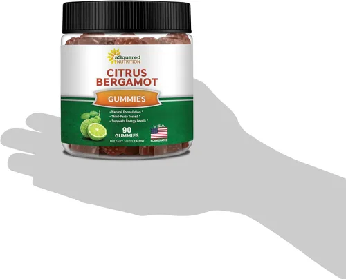 Miniatura 9 de aSquared Nutrition Gomitas de bergamota cítrica – Suplemento de extracto de bergamota cítrica de 500 mg por porción – Alternativa de goma pura a