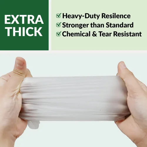 Miniatura 3 de GORILLA SUPPLY Disposable Heavy Duty Vinyl Gloves Latex & Powder Free, BPA Free Food Safe, 100, 300, 1000, S, M, L, XL