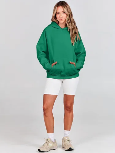 Miniatura 87 de ANRABESS - Sudaderas con capucha para mujer, sobre talla, de vellón de manga larga, modelo de 2024, para otoño