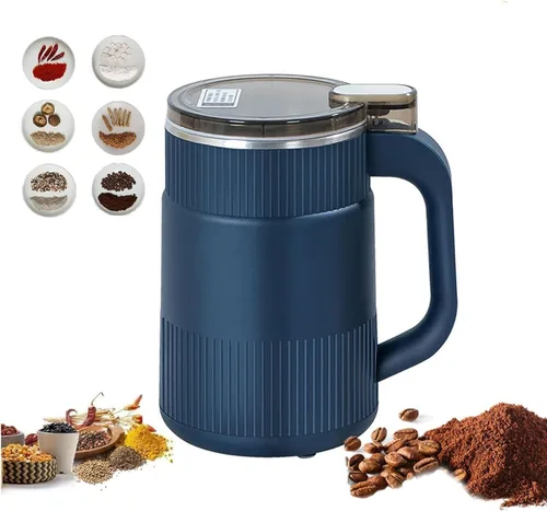 Molinillo de polvo pequeño para el hogar, molinos de granos, molinillo de hierbas, molinillo de especias, molinillo de café eléctrico, máquina de
