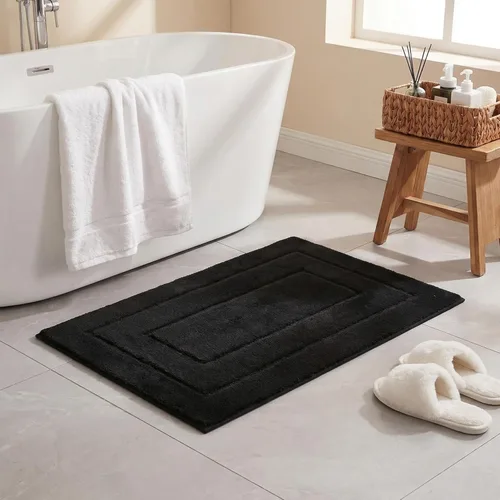 Miniatura 15 de GRANNY SAYS Alfombras de baño antideslizantes, lavables, extra suaves y absorbentes de agua para baño, alfombra de baño peluda de felpa, alfombra