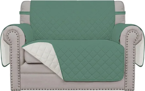 Miniatura 291 de Easy-Going - Funda para sofá, futón y sillón sin reposabrazos, reversible, resistente al agua, para mascotas y niños (azul oscuro/azul claro)