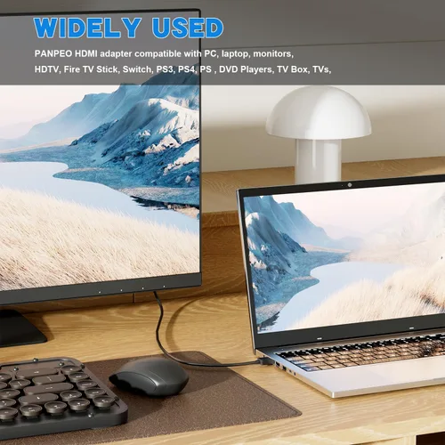 Miniatura 6 de PANPEO Adaptador HDMI de Ángulo Recto 8K@60Hz, Adaptador HDMI de 90 Grados y 270 Grados (Paquete de 2)
