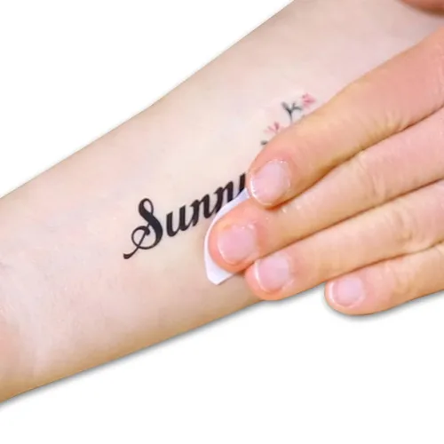 Miniatura 2 de Sunnyscopa Papel de tatuaje temporal imprimible para impresora láser, tamaño de carta de EE. UU. 8.5 x 11 pulgadas, 5 hojas – Hoja de transferencia