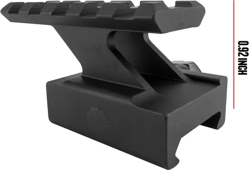 Miniatura 4 de Monstrum Tactical Lockdown Series - Soporte elevador ligero Perfil alto 2.2 pulgadas L / 5 ranuras