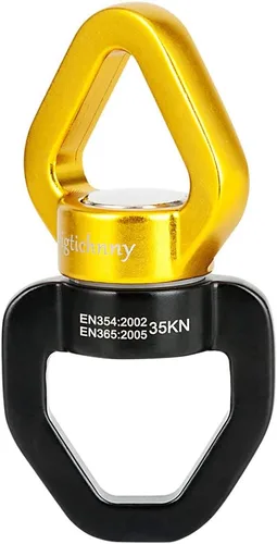 Miniatura 2 de Columpio giratorio, dispositivo giratorio de seguridad 35KN, columpio giratorio para columpio de árbol de red, danza aérea, columpio para niños