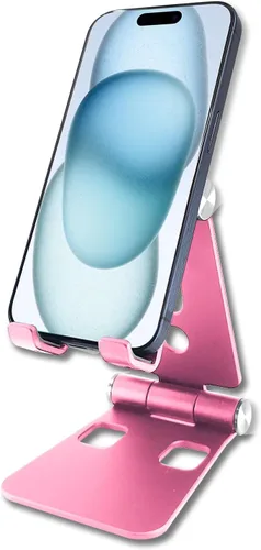 Miniatura 3 de Soporte para teléfono celular con soporte de montaje ajustable, soporte de escritorio de aluminio para teléfono celular, tabletas, iPads, soporte