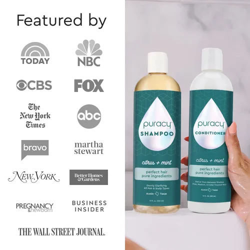 Miniatura 4 de Puracy Acondicionador, los mejores días para cabello fino, medio y tratado con color, cabello perfecto de ingredientes puros, el cabello se mantiene