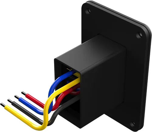Miniatura 2 de SEAFLO Interruptor de balancín de potencia con interruptor de gato estabilizador, máximo 30 amperios, 12 V/24 V, extensión retráctil, arnés