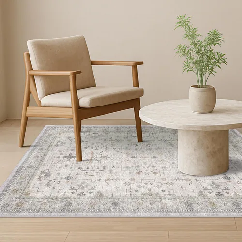 Miniatura 69 de Alfombra Boho Negra para Sala de Estar - Alfombra de Área Lavable de 10x14 Pies, Alfombras de Comedor para Debajo de la Mesa, Alfombra Suave de Pelo