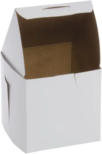 Miniatura 2 de Southern Champion Tray 0908 - Caja de cartón de papel de estraza, revestimiento de arcilla, blanco, sin ventana, 4-1/2 pulgadas de largo x 4-1/2