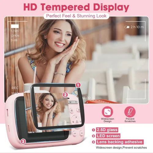 Miniatura 7 de Cámara digital, cámara de vlogging 5K para fotografía, cámara digital de punto y disparo con enfoque automático de 80MP para principiantes