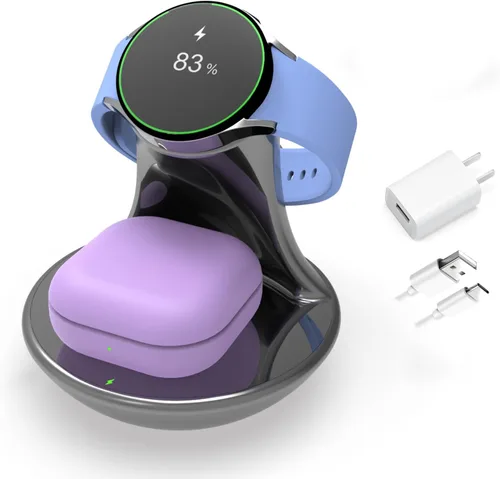 Miniatura 7 de iMorde - Soporte de cargador para Samsung Galaxy Watch Ultra 7 6 5 4 3 Pro Classic, carga rápida para soporte de cargador de reloj Samsung