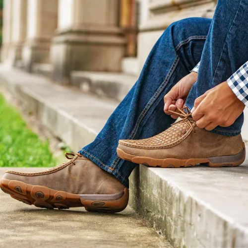 Miniatura 7 de Twisted X Botines Chukka Driving Moc para hombre