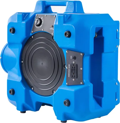 Miniatura 7 de MOUNTO HEPA500 Purificador de Aire Comercial 500cfm Depurador de Aire Hepa Máquina de Aire Negativo Roto-Moldeado (Azul)