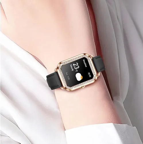 Miniatura 4 de Yihou Relojes inteligentes para mujer para Android iOS (hacer llamadas), monitor de actividad física con monitor de presión arterial de frecuencia