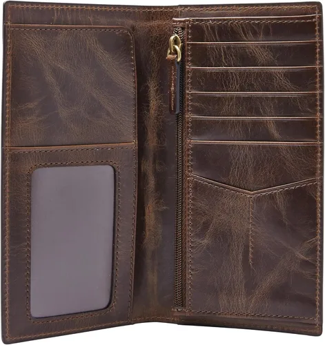 Miniatura 2 de Fossil Men's Leather Executive Checkbook Wallet Checkbook