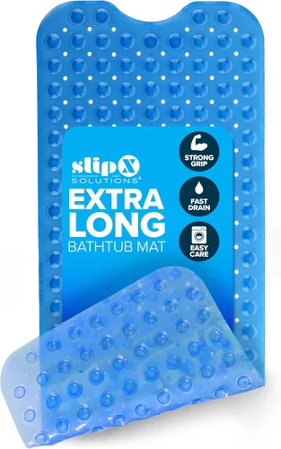 Miniatura 12 de SlipX Solutions - Alfombrilla extra larga y de agarre fuerte para bañera y ducha, para ancianos y niños, de 39 x 16 pulgadas, antideslizante