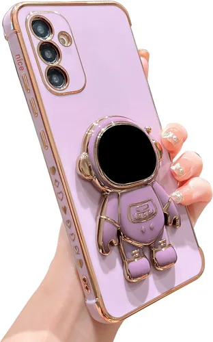 Miniatura 14 de phylla Funda de teléfono para Samsung Galaxy S22 Ultra de 6.8 pulgadas, funda de teléfono con soporte de astronauta chapado de lujo con bonito