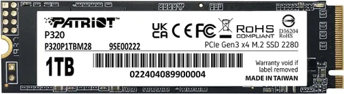 Miniatura 6 de Patriot Memory P320 SSD interno de 128 GB - NVMe PCIe Gen 3x4 - M.2 2280 - Unidad de estado sólido - P320P128GM28