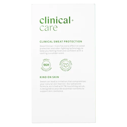 Miniatura 2 de Dove Clinical + Care Clinical Protection Antitranspirant Cool Essentials con suero nutritivo 96 horas de protección contra olores 1.7 onzas
