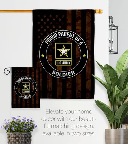 Miniatura 8 de Orgulloso bandera de la casa del ejército – Paquete de guardabosques de las fuerzas armadas de los Estados Unidos Americanos Militares Veteranos