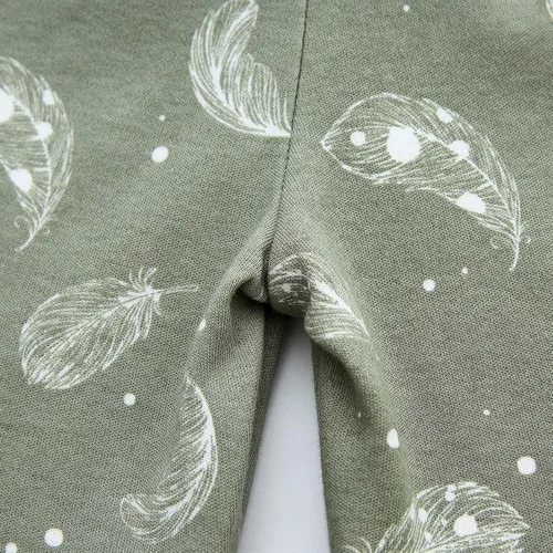 Miniatura 5 de Owlivia Conjunto de pijama de manga corta para bebé de algodón 100% orgánico, ropa de dormir de 2 piezas para niño y niña