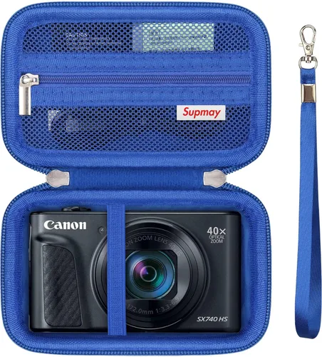 Miniatura 18 de Estuche de transporte rígido para Canon PowerShot SX740 HS/ SX730 HS/ SX720 HS/ SX620 HS/ G7 X Mark III/ G7 X Mark II cámara digital, bolsa de viaje